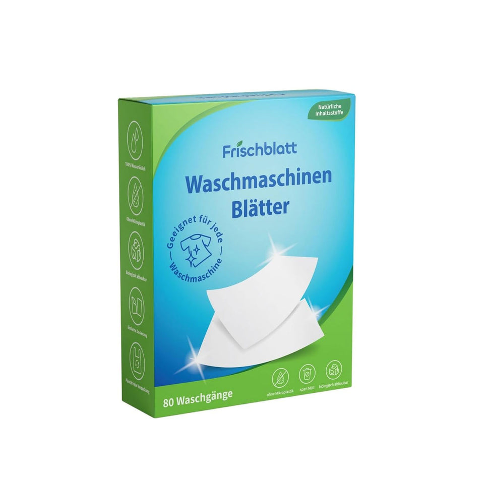 Frischblatt Waschmaschinen-Tücher - 80 Stk.