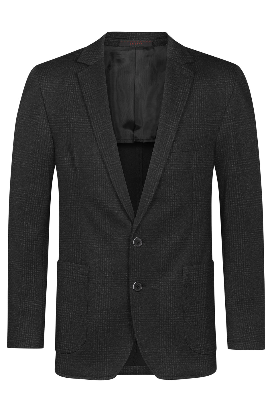 Greiff Herren-Jerseysakko RF glencheck anthrazit