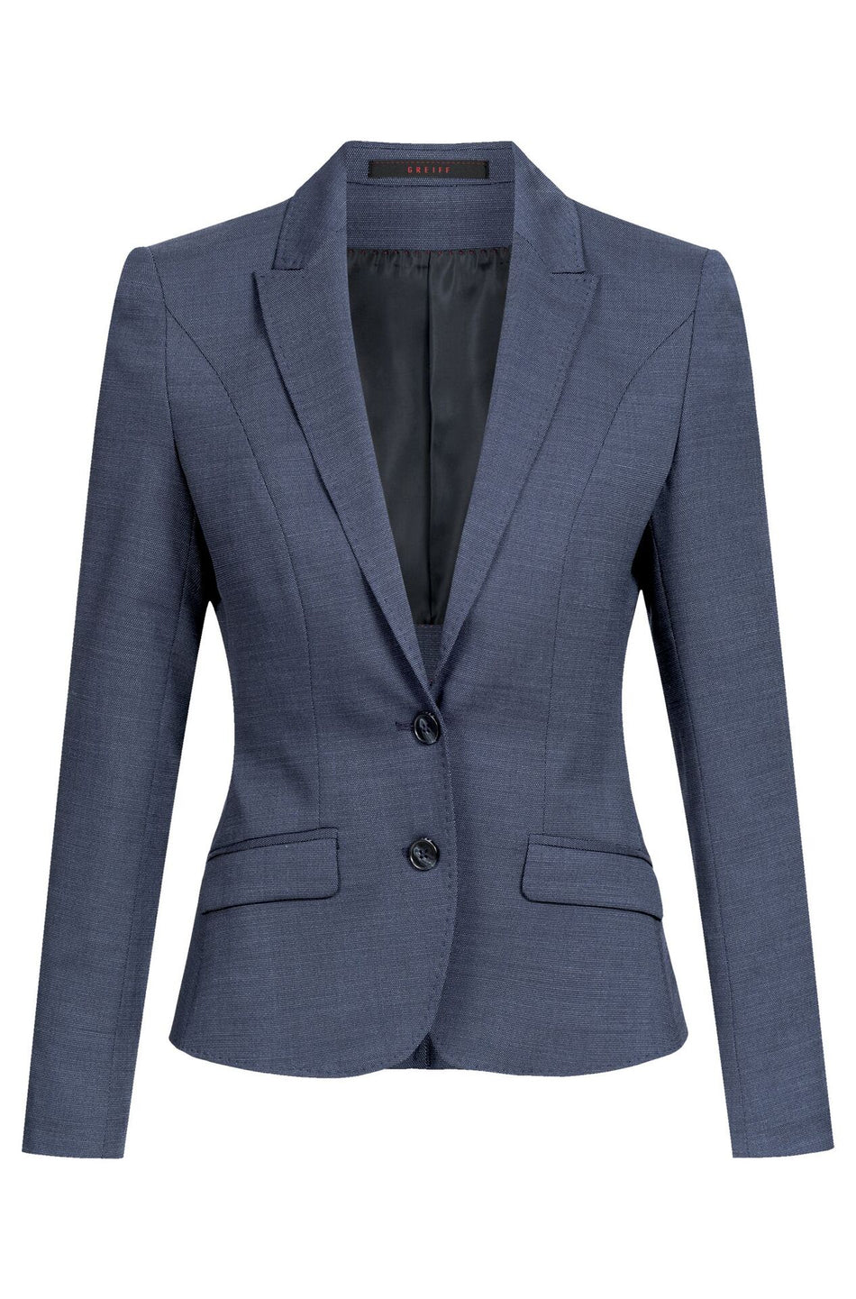 Greiff Damen-Blazer SF 37.5 pinpoint mittelblau