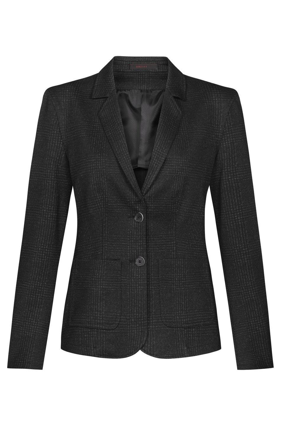 Greiff Damen-Jerseyblazer RF glencheck anthrazit