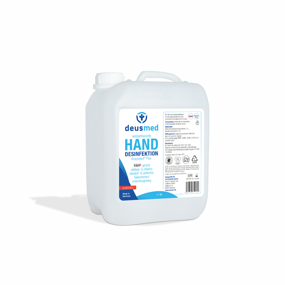 Deusmed Alcohol-Free Hand Disinfectant - 10 Liters
