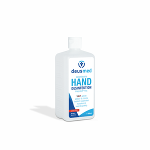 Deusmed Alcohol-Free Hand Sanitizer - 500ml Euro Dispenser Bottle