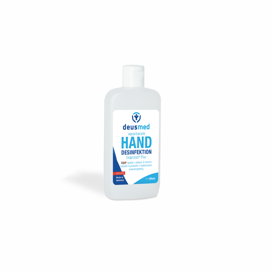 Deusmed Alkoholfreie Handdesinfektion - 100ml Kittelflasche