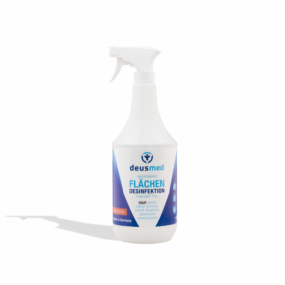 Deusmed Alkoholfreie Flächendesinfektion - 1 Liter Sprühflasche