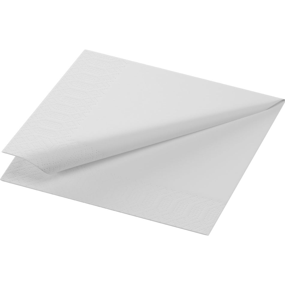 Servietten 33 x 33 cm 2-lagig 1/8-Falz weiss 250er Pack