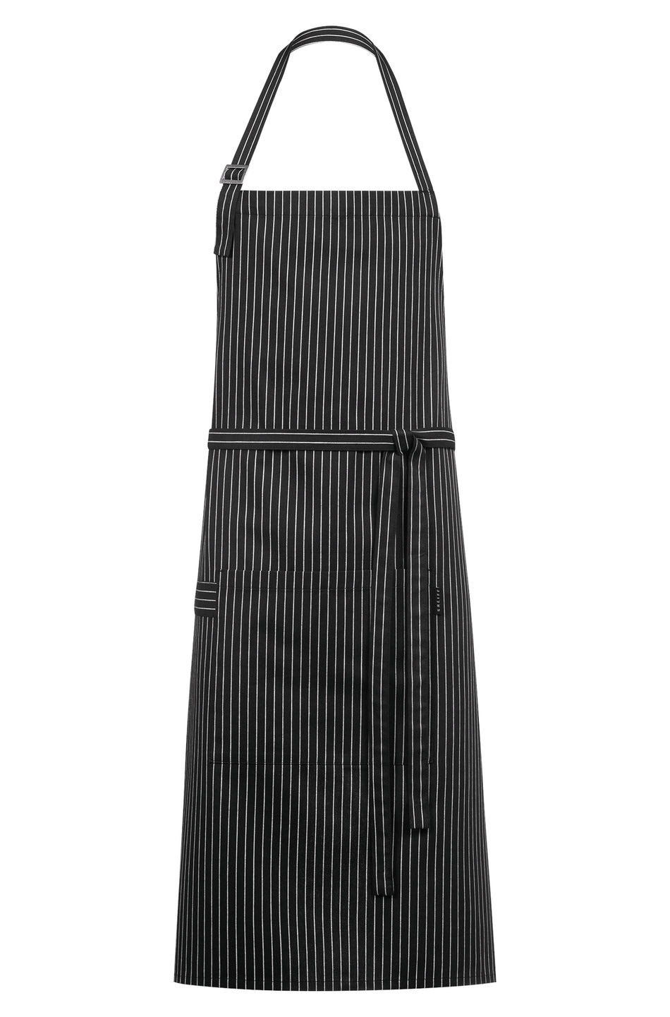 Greiff Latzschürze 70x90 s/w gestreift