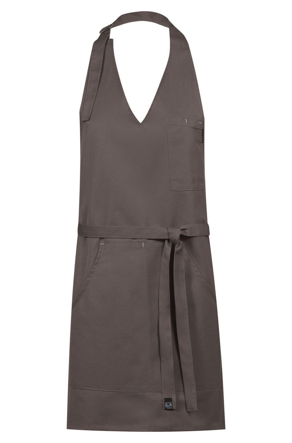 Greiff Damen-Latzschürze 70x61 taupe