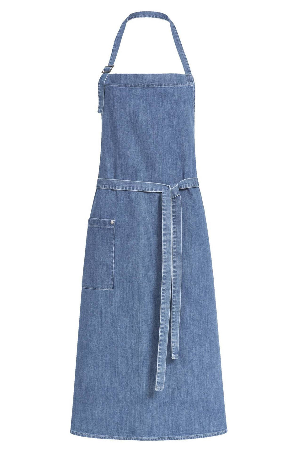 Greiff Latzschürze Denim 77x100 light blue denim