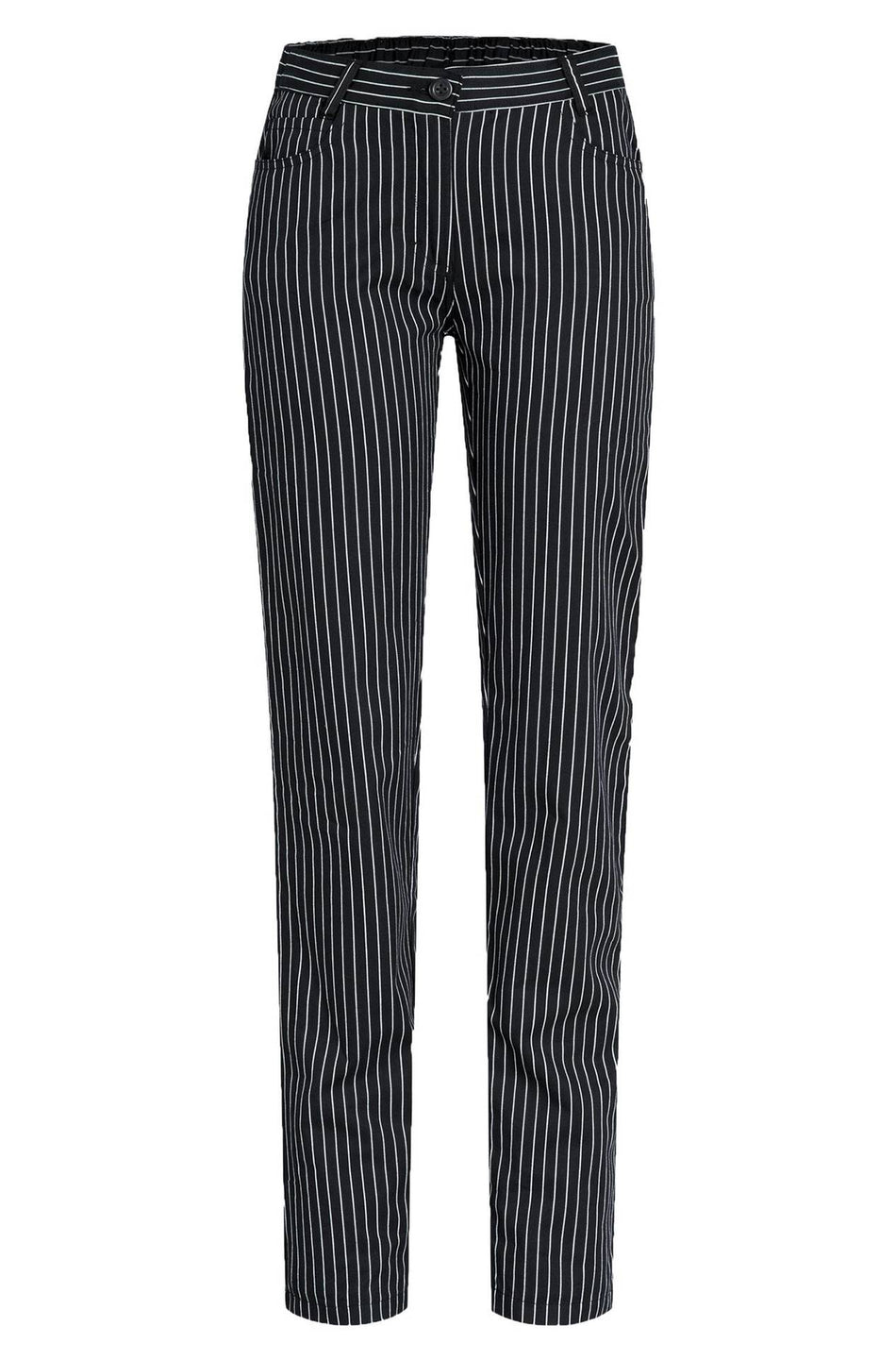 Greiff Damen-Hose 5 Pocket RF s/w gestreift