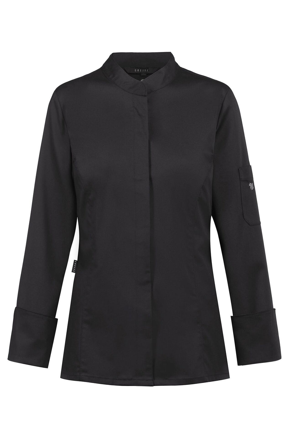 Greiff Damen Kochjack RF schwarz