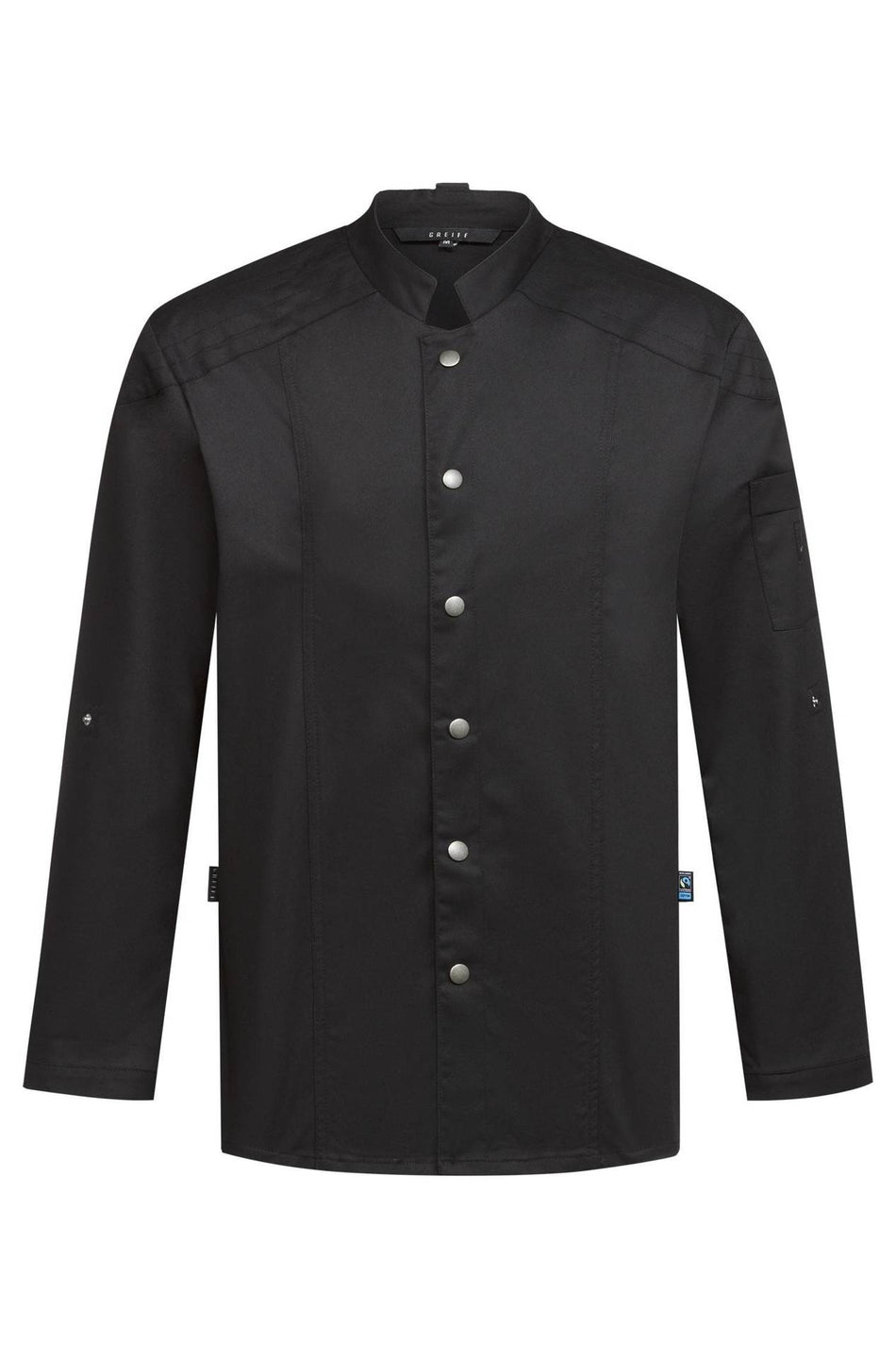 Greiff H-Kochjacke Bikerstyle RF schwarz