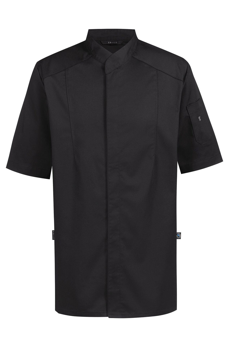 Greiff Kochjacke 1/2 RF schwarz