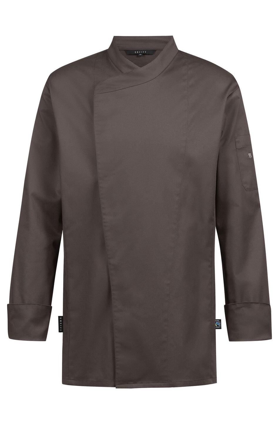 Greiff Herren-Kochjacke RF taupe