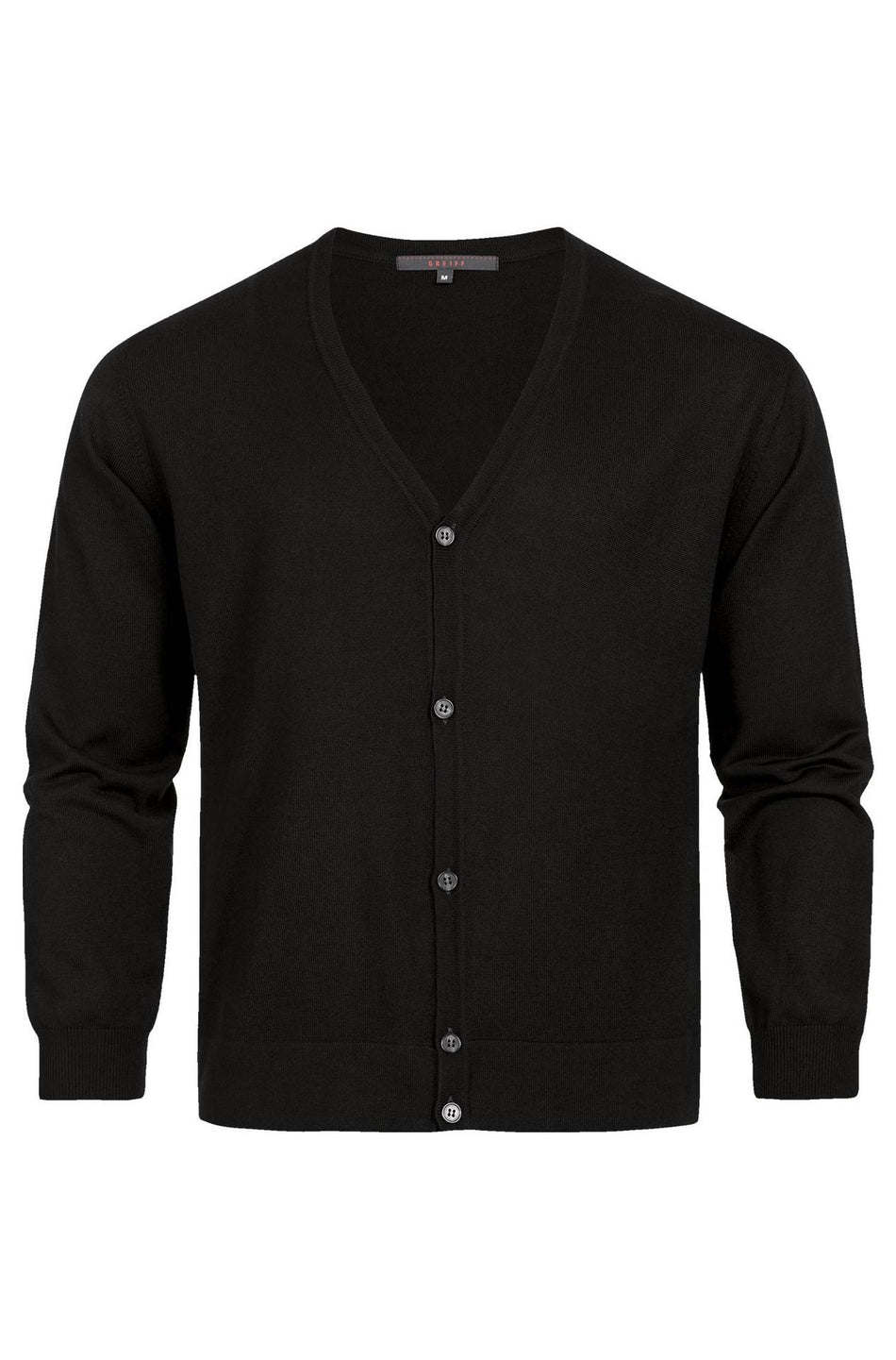 Greiff Herren-Strickjacke RF schwarz 6043 5050
