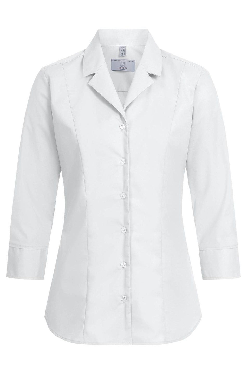 Greiff Damen-Bluse 3/4 RF Basic weiß