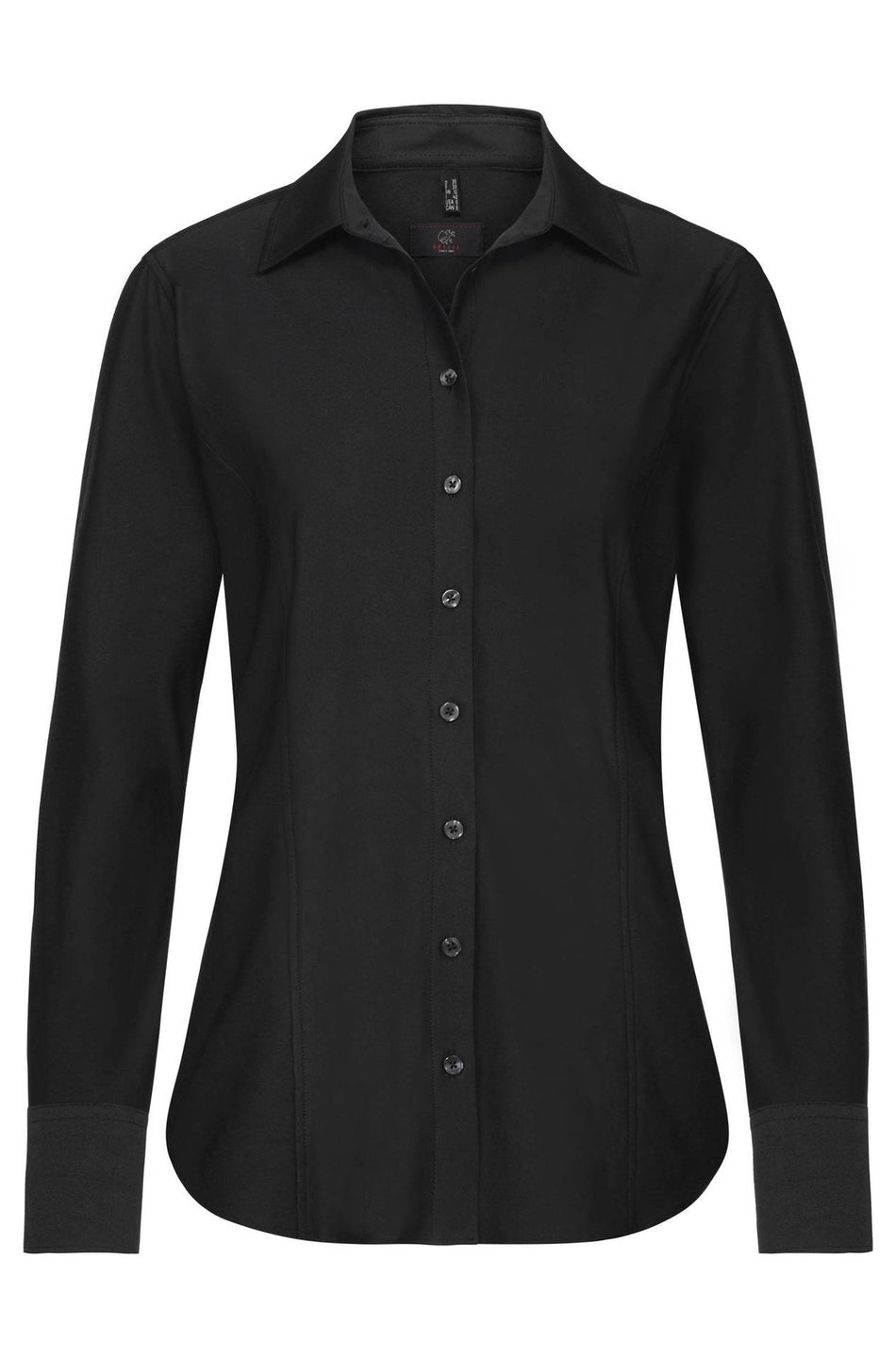 Greiff Damen-Jerseybluse 1/1 RF schwarz