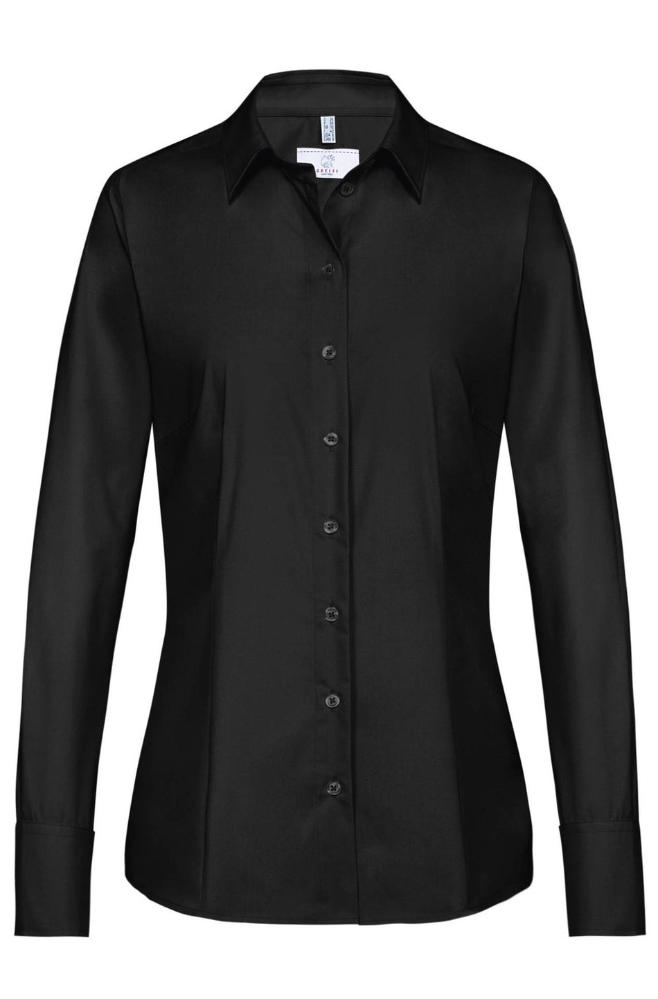 Greiff Damen-Bluse 1/1 RF Basic schwarz