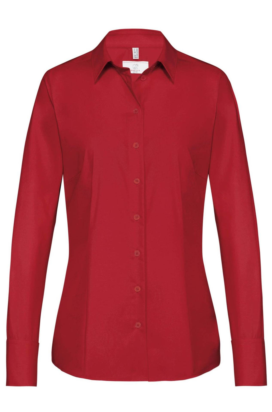 Greiff Damen-Bluse 1/1 RF Basic rot