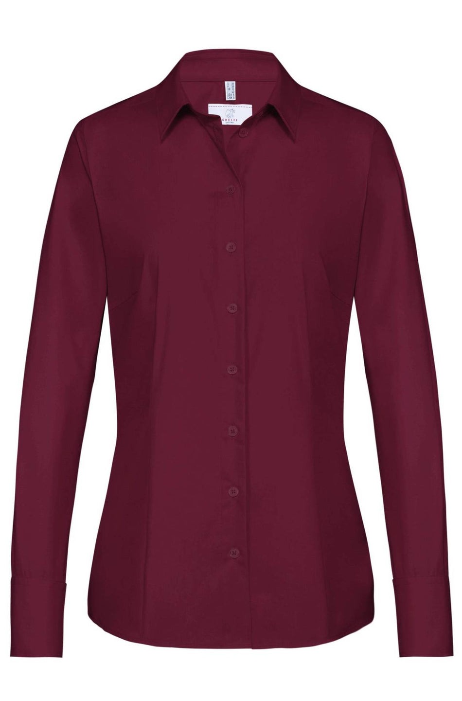 Greiff Damen-Bluse 1/1 RF Basic bordeaux