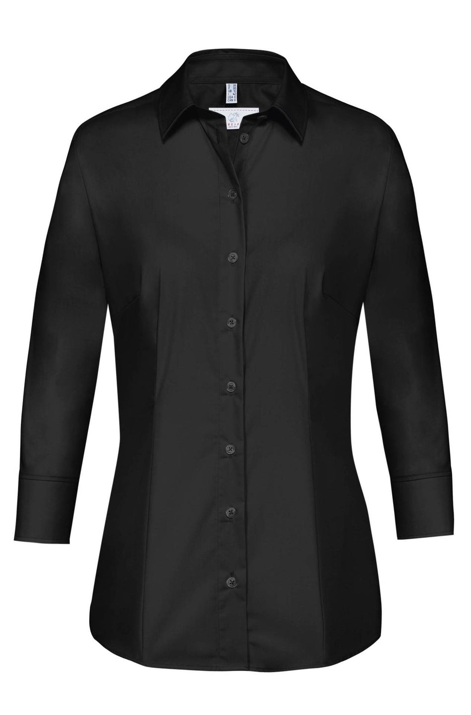 Greiff Damen-Bluse 3/4 RF Basic schwarz 6517 1120