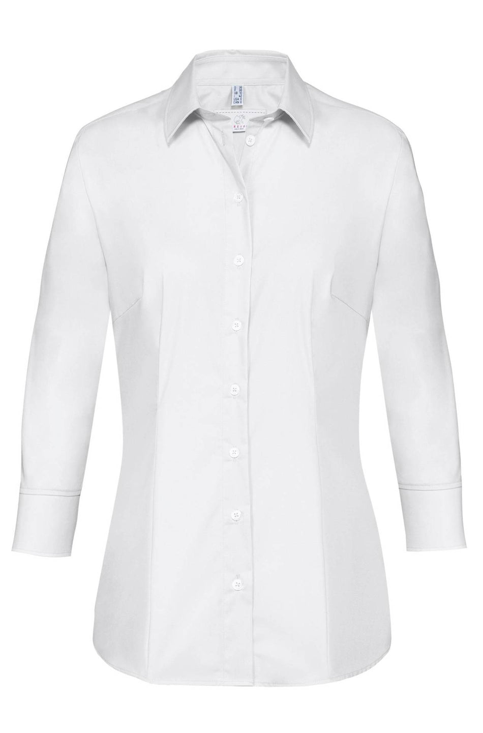 Greiff Damen-Bluse 3/4 RF Basic weiß 6517 1120