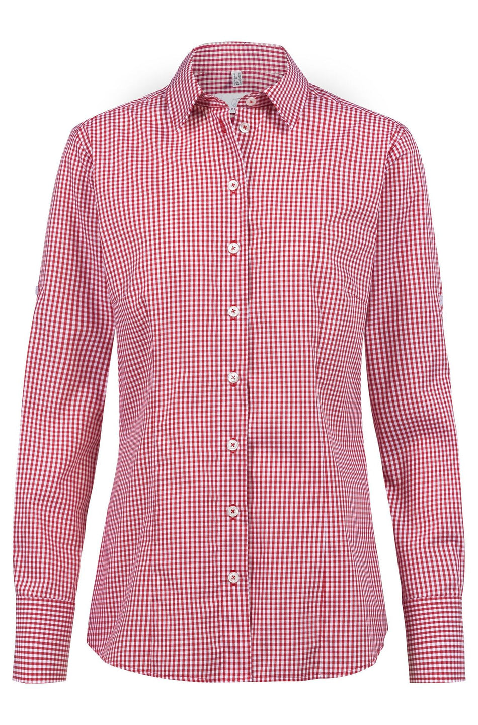 Greiff Damen-Bluse 1/1 RF Basic vichy karo rot