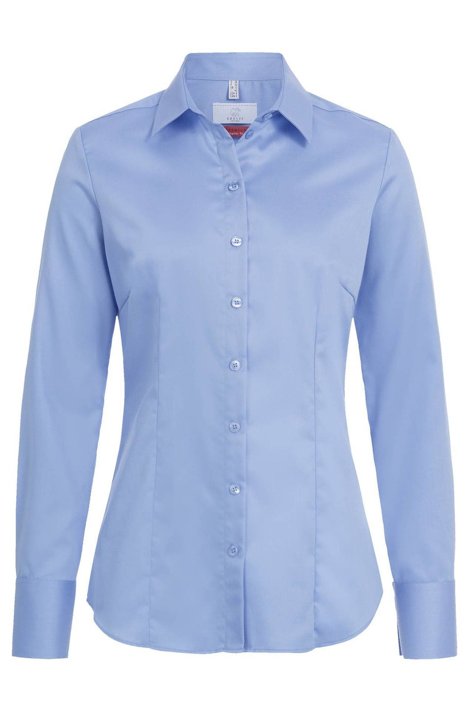 Greiff Damen-Bluse 1/1 RF Premiu mittelblau