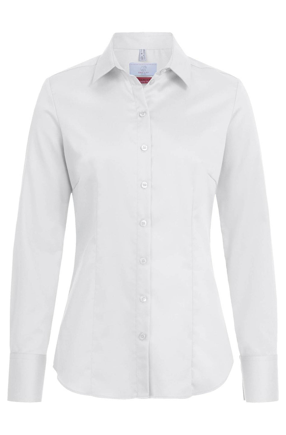 Greiff Damen-Bluse 1/1 RF Premiu weiß