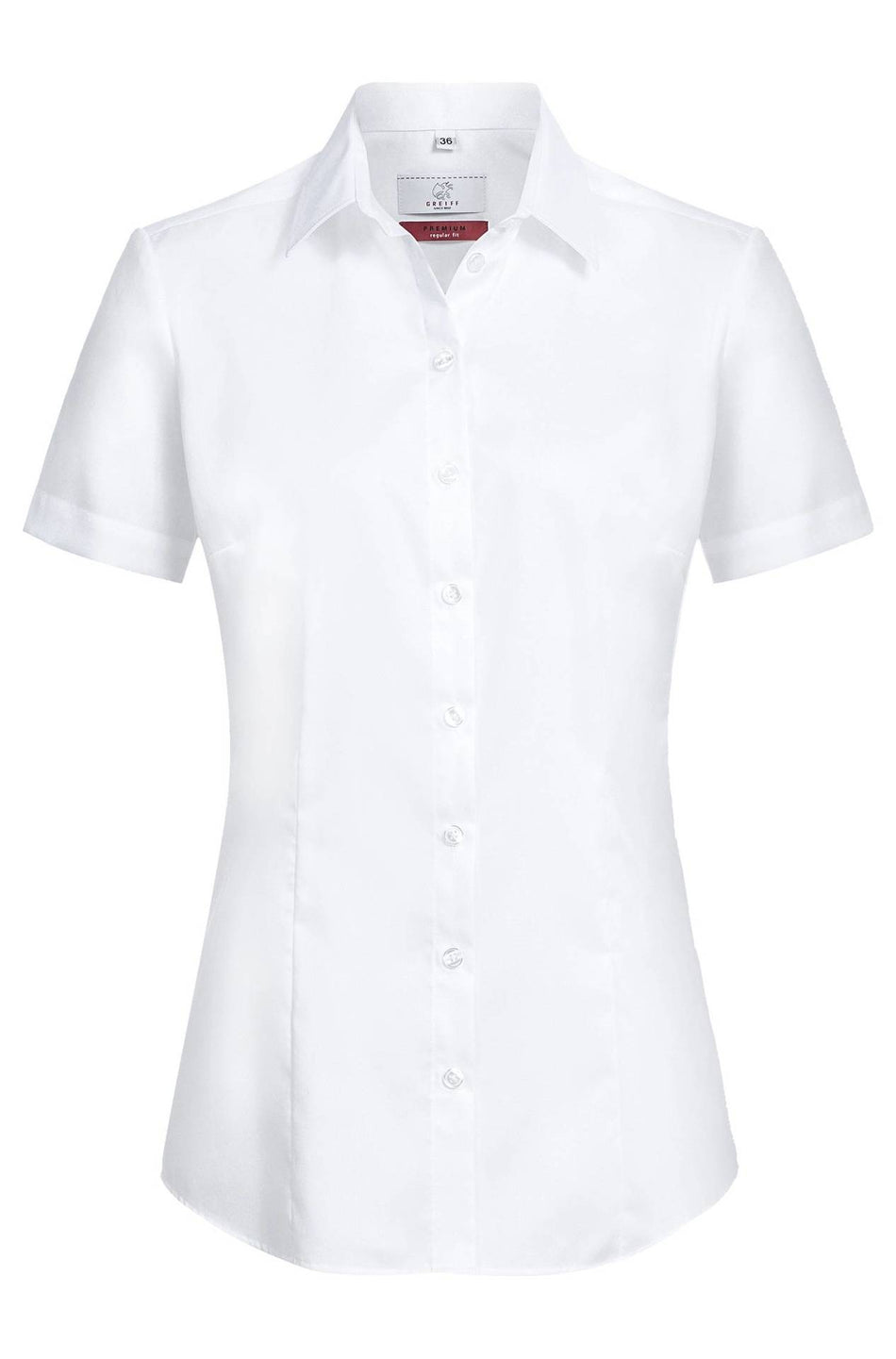 Greiff Damen-Bluse 1/2 RF Premiu weiß