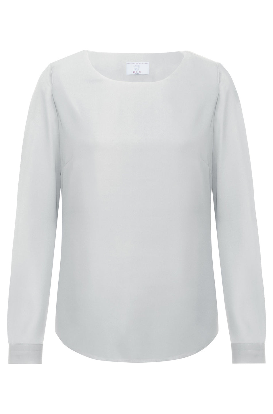 Greiff Chiffon-Bluse 1/1 RF silbergrau