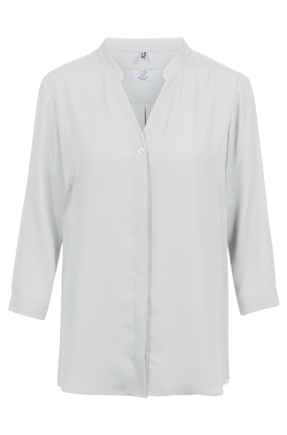 Greiff Chiffon-Bluse 3/4 RF silbergrau