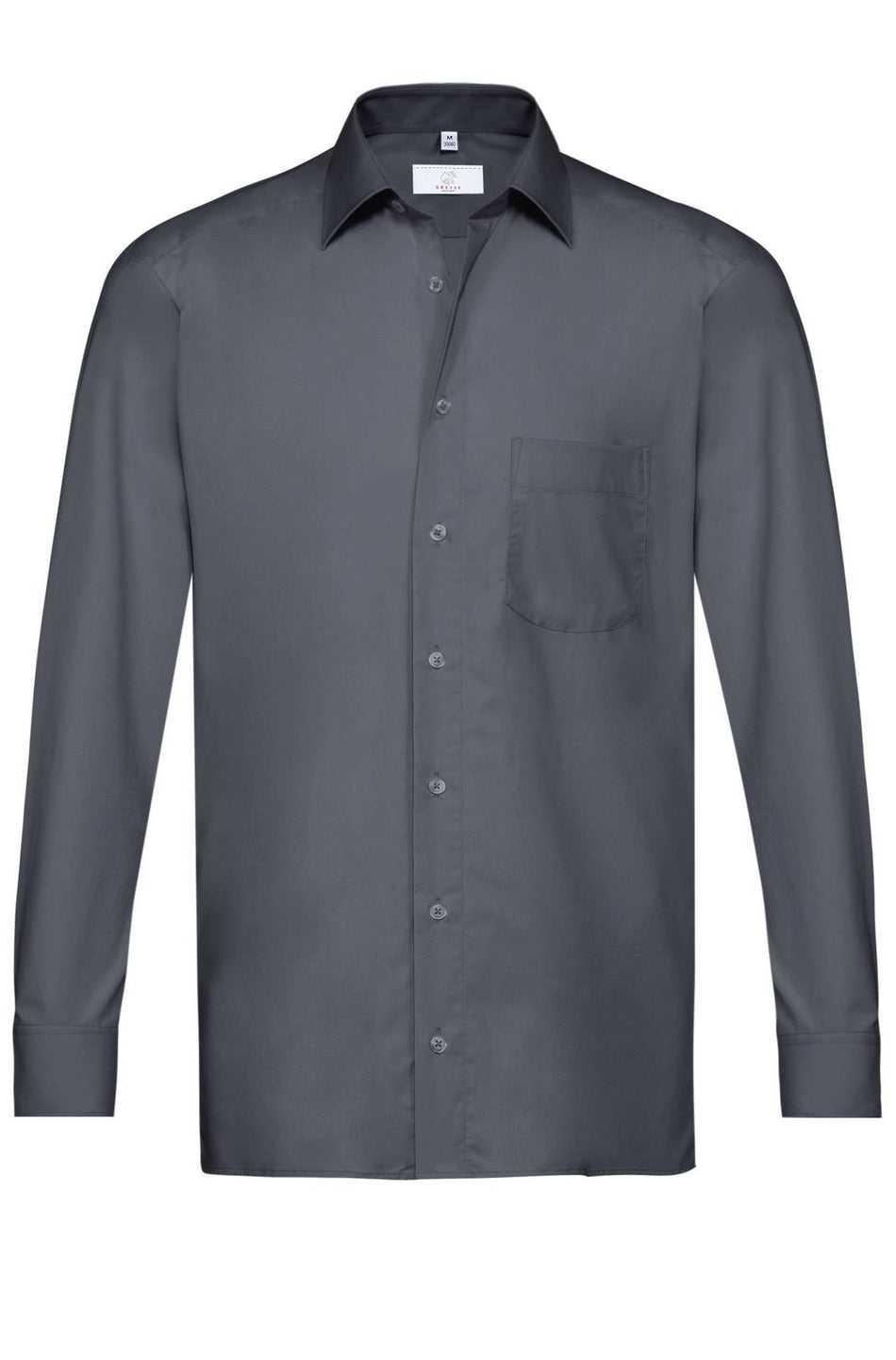 Greiff Herren-Hemd 1/1 RF Basic anthrazit