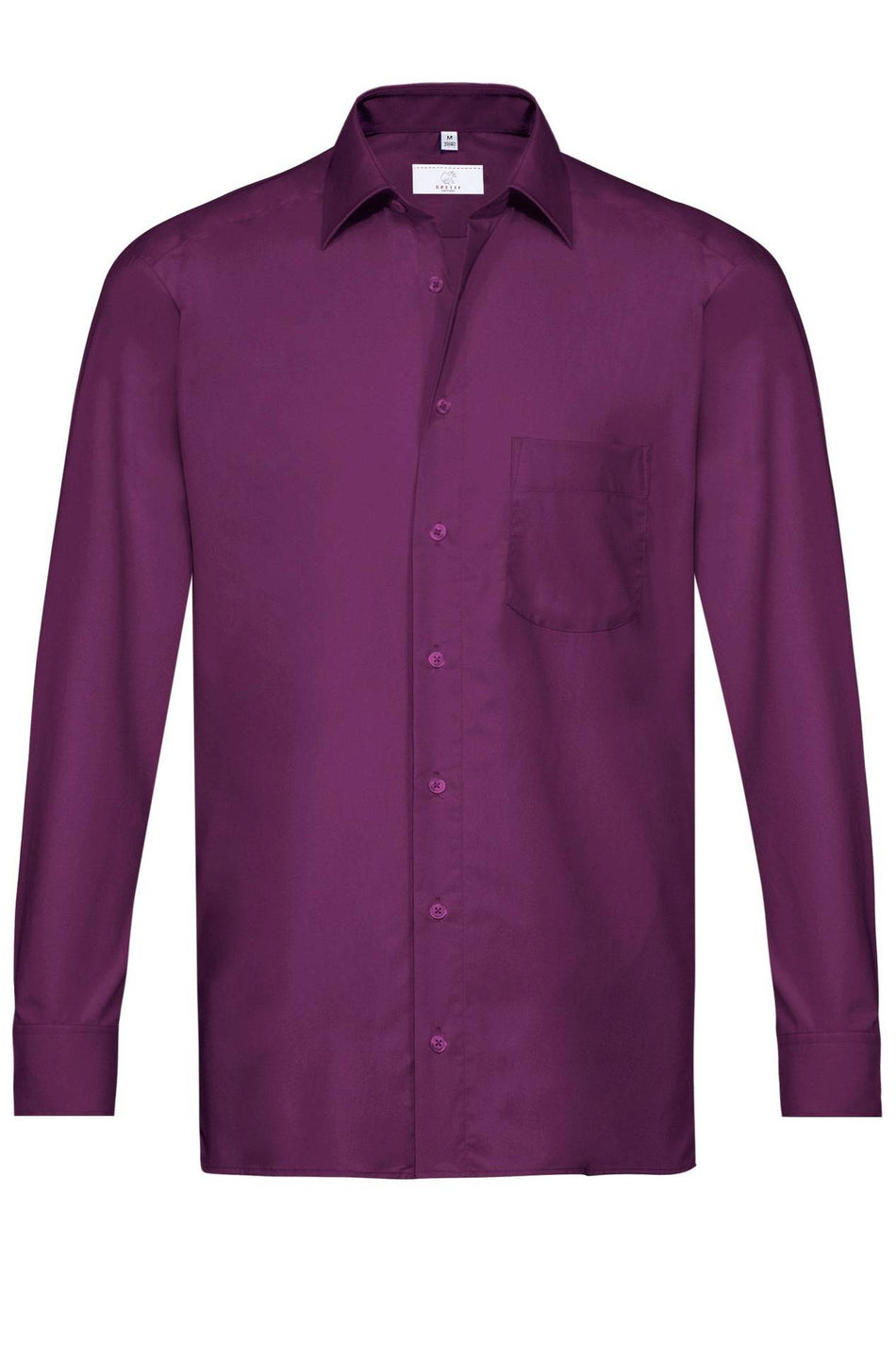 Greiff Herren-Hemd 1/1 RF Basic brombeere