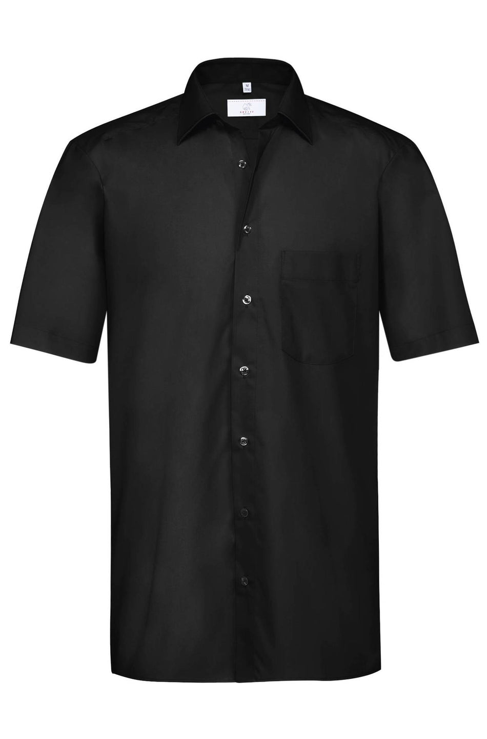 Greiff Herren-Hemd 1/2 RF Basic schwarz