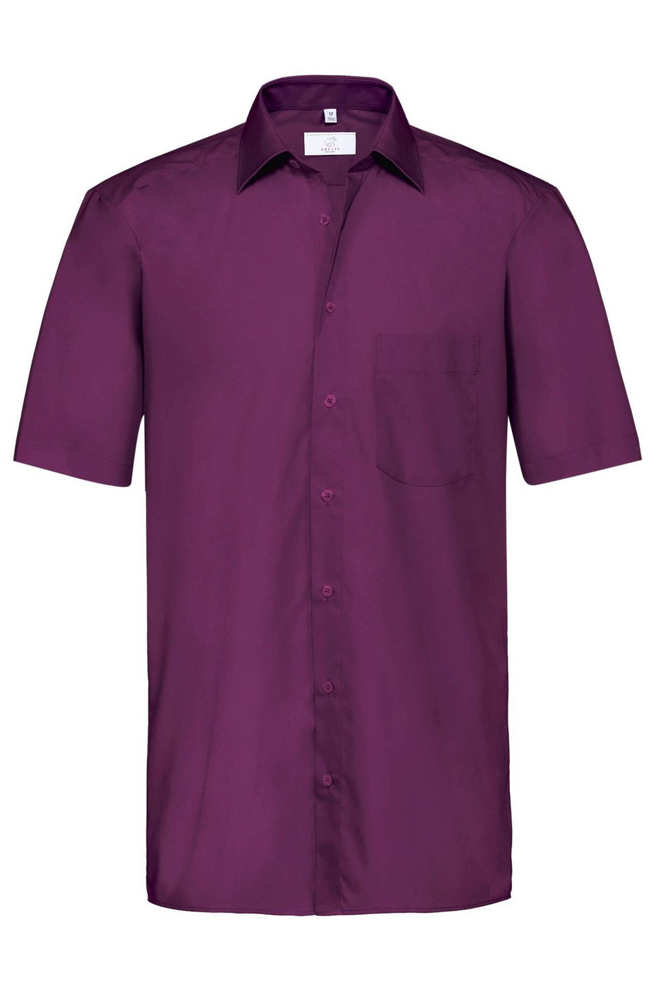 Greiff Herren-Hemd 1/2 RF Basic brombeere