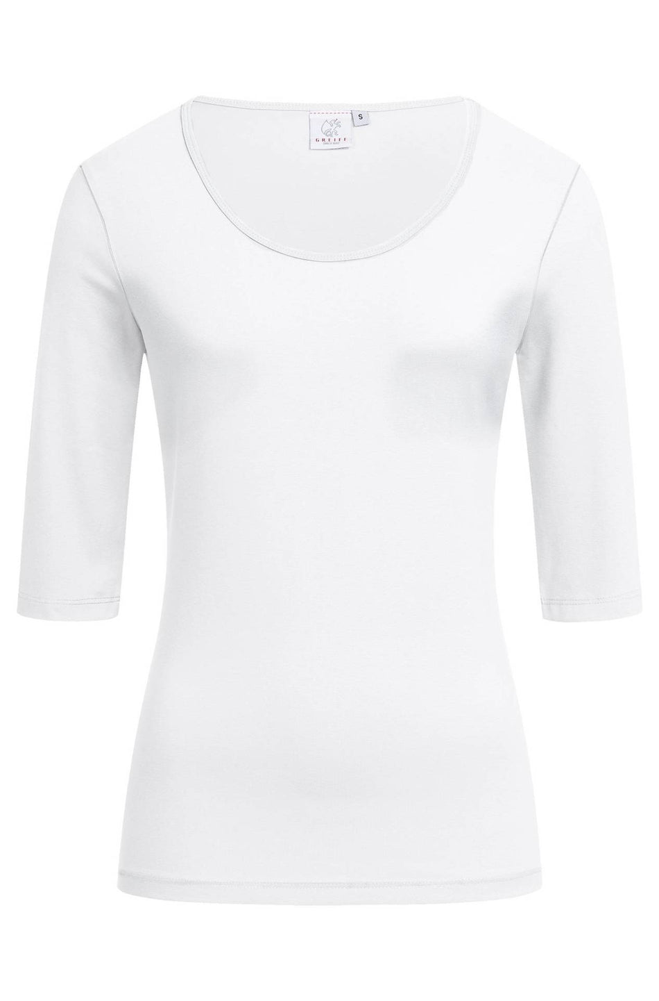 Greiff D-Shirt Rundhals 1/2 RF weiß