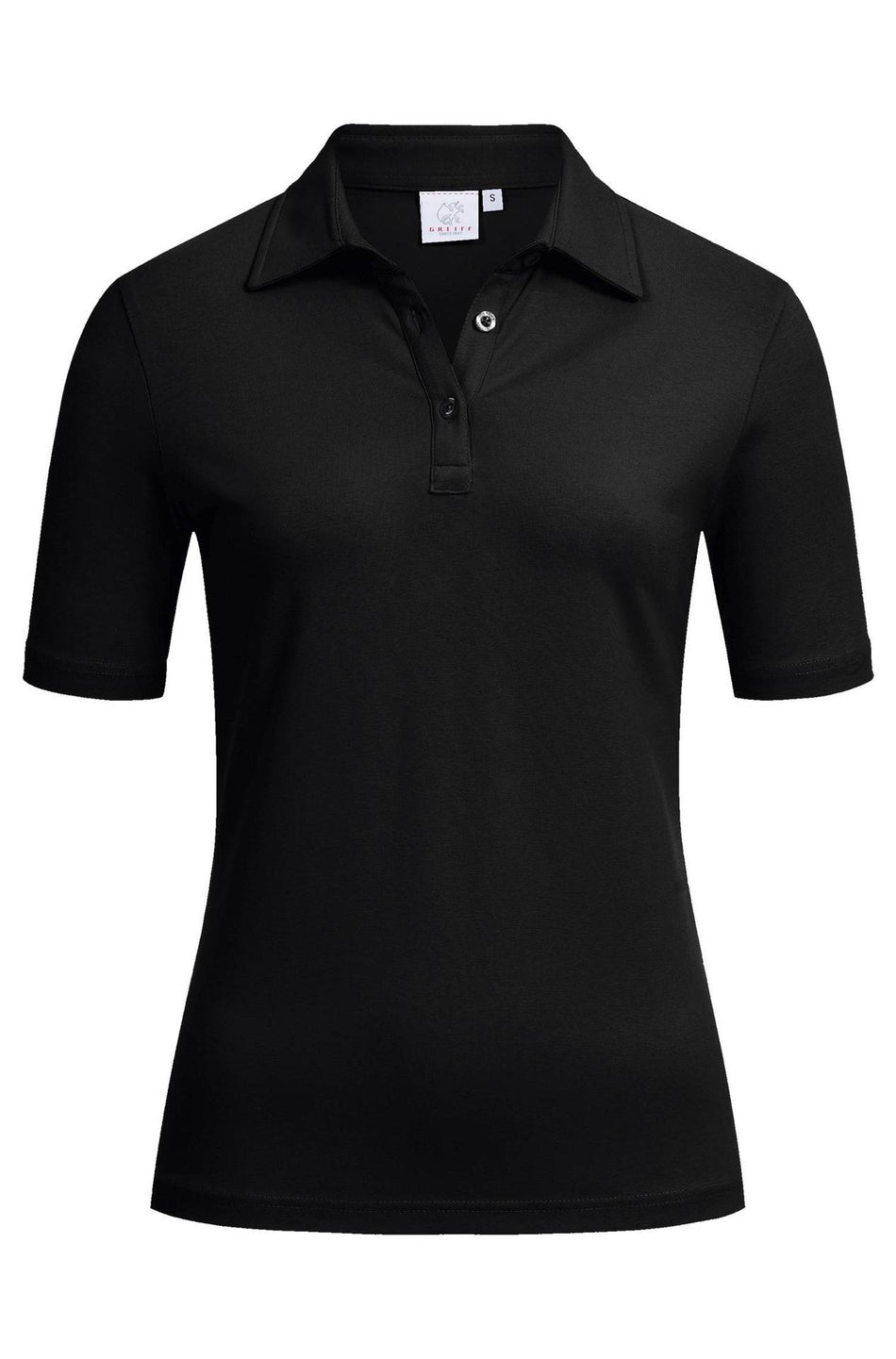 Greiff Damen-Poloshirt RF Shirts schwarz