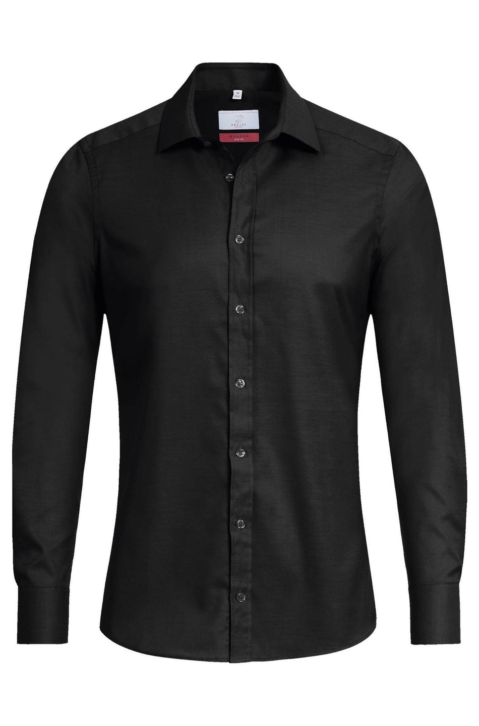Greiff Herren-Hemd 1/1 SF 37.5 schwarz