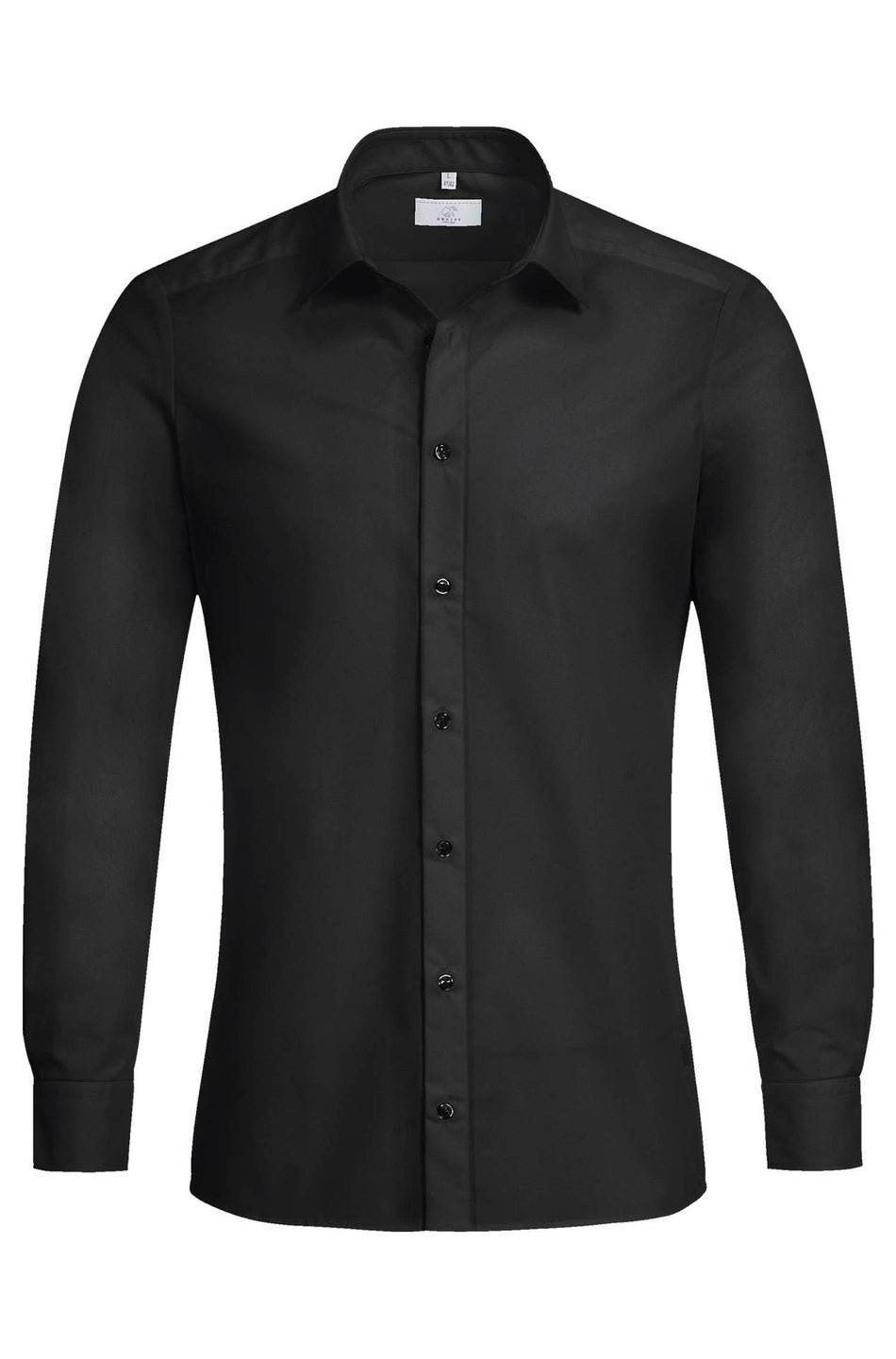 Greiff Herren-Hemd 1/1 SF Basic schwarz