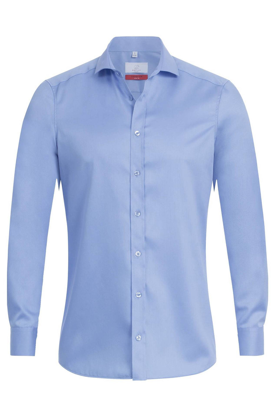 Greiff Herren-Hemd 1/1 SF Premiu mittelblau