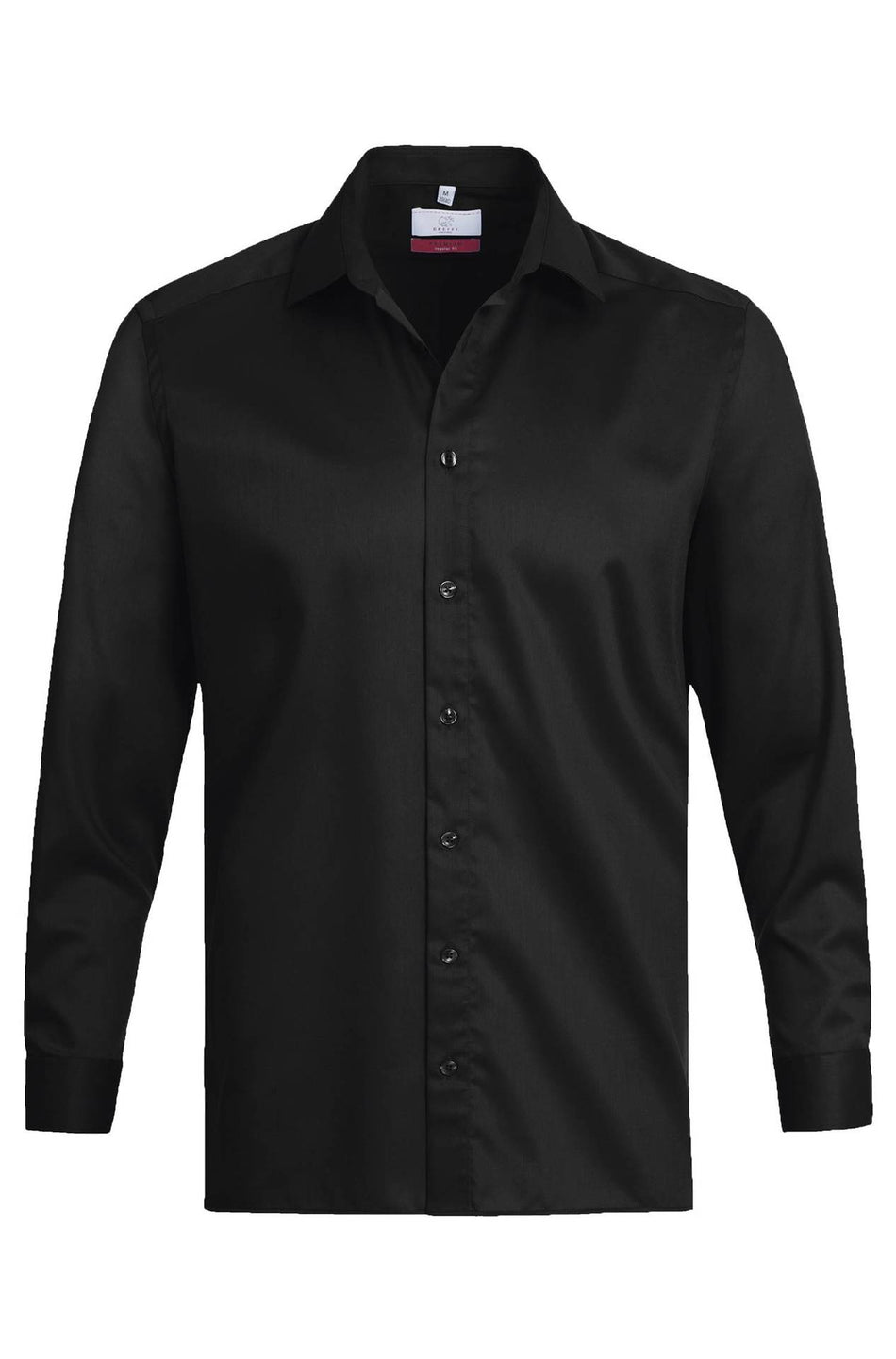 Greiff Herren-Hemd 1/1 RF Premiu schwarz