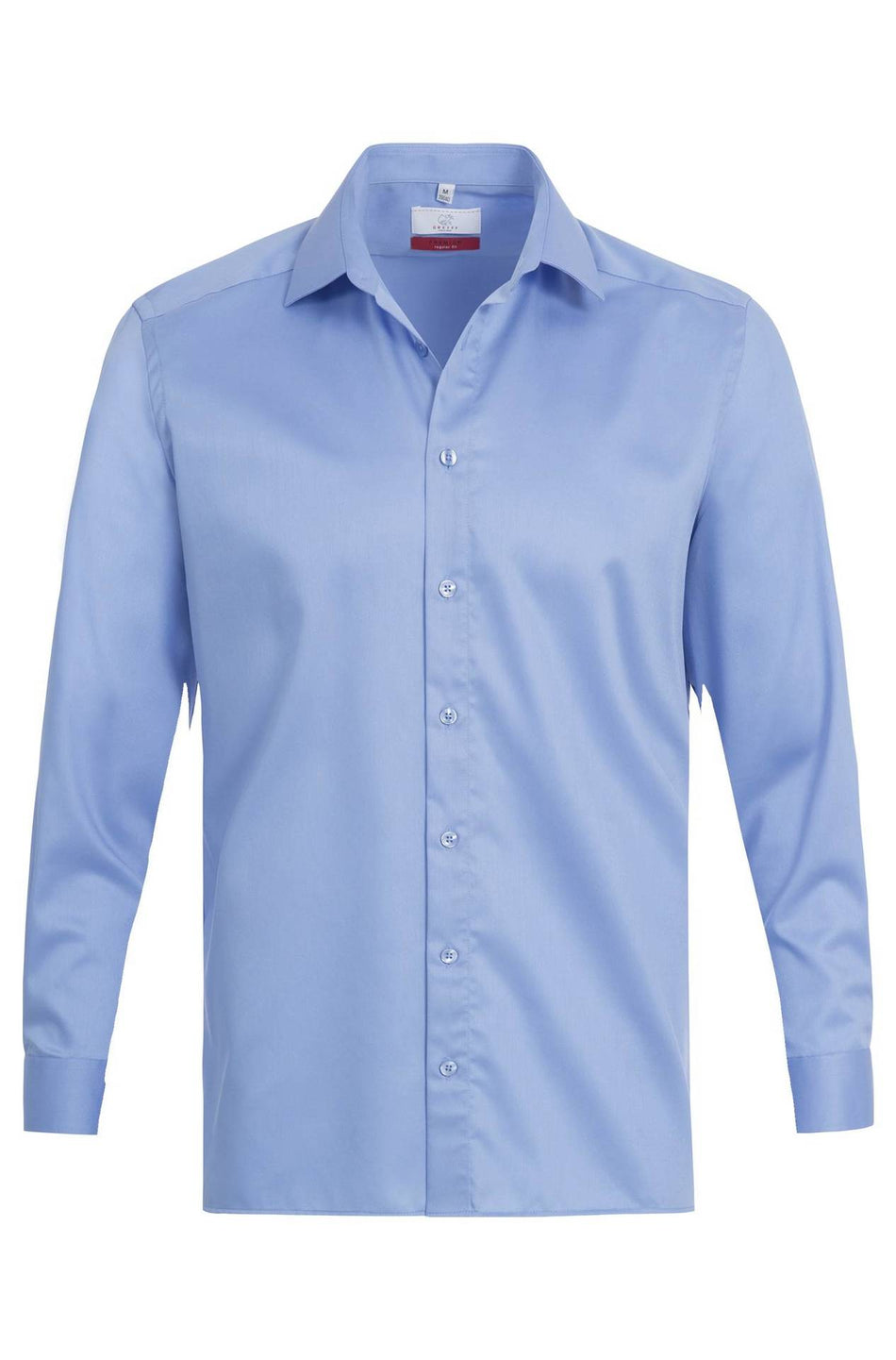 Greiff Herren-Hemd 1/1 RF Premiu mittelblau