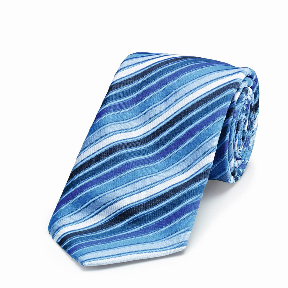 Greiff Krawatte blau gestreift