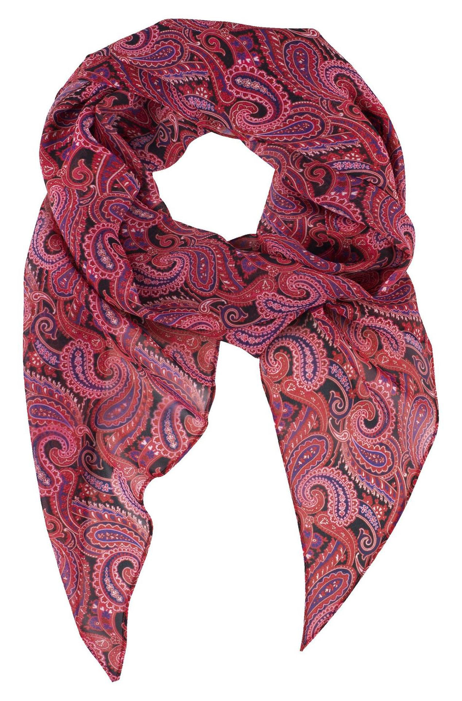 Greiff Schal bedruckt beere Paisley