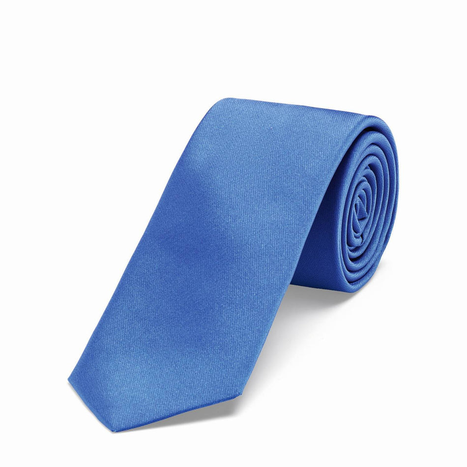 Greiff Krawatte Slimline royalblau