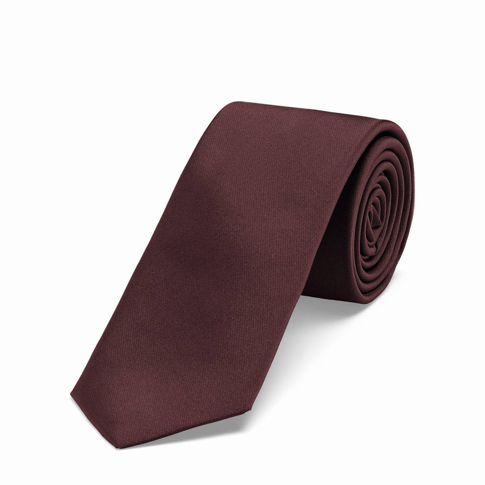 Greiff Krawatte Slimline bordeaux