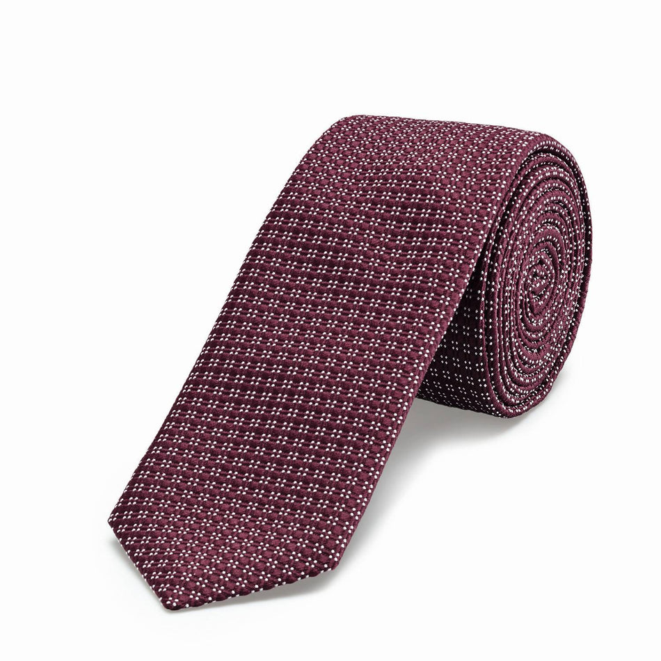 Greiff Krawatte Slimline bordeaux 6918 9700