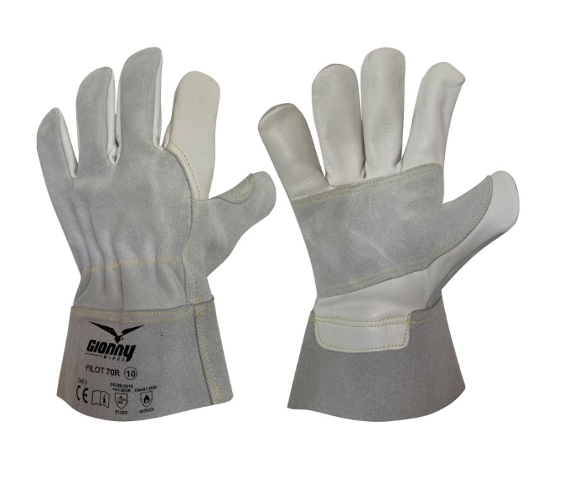 PILOT70R work glove, full-grain cowhide leather