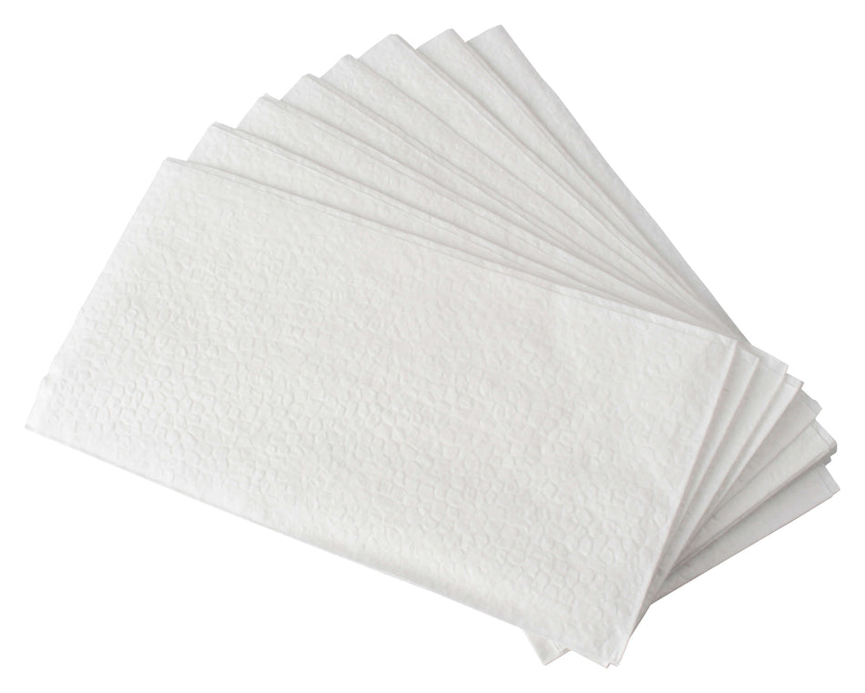 Embossed napkins | 1-ply | 1/8 fold | white