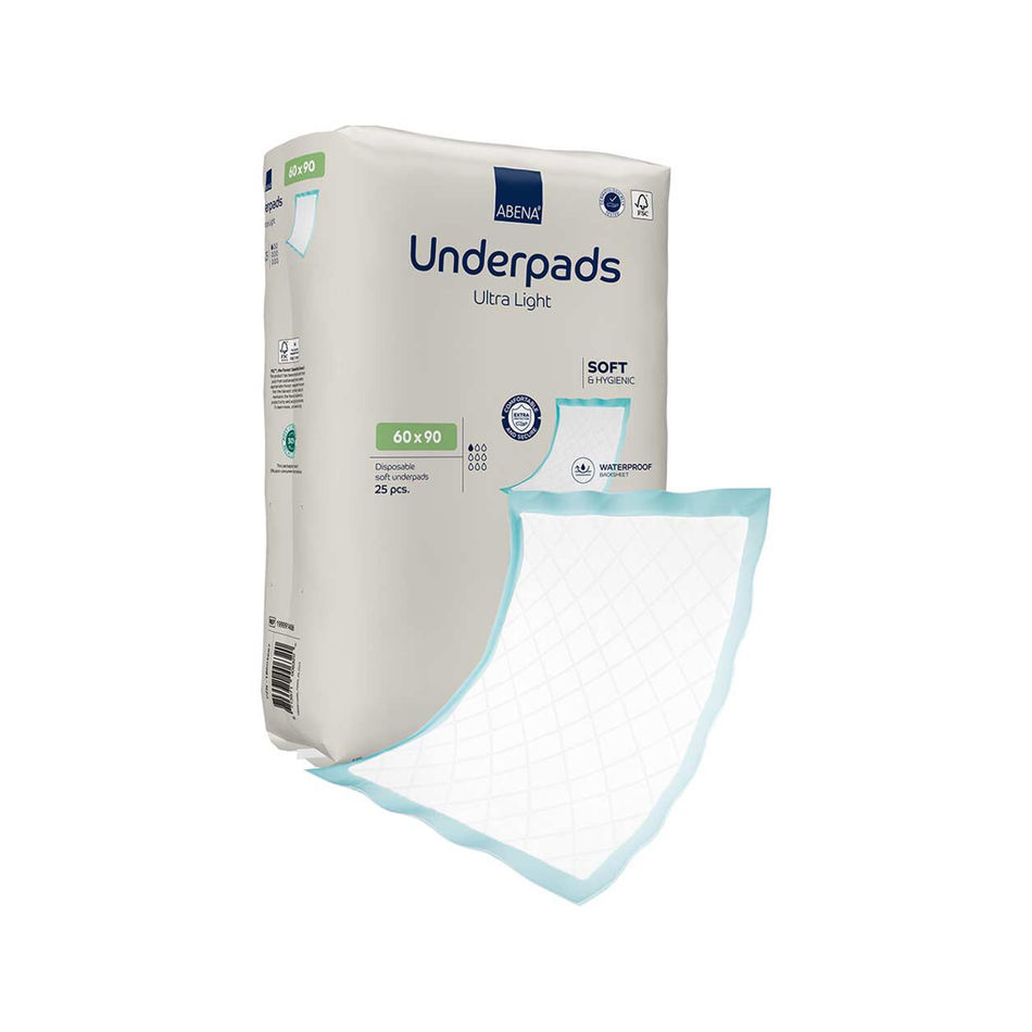 Bettschutzunterlage Ultra light, 60 x 90cm, Flocken, 25 Stück/1Pkg